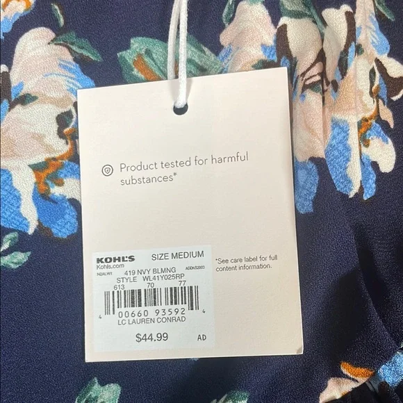 NWT LC Lauren Conrad Women's Floral Skirt Size Medium Cottagecore - Picture 3 of 9